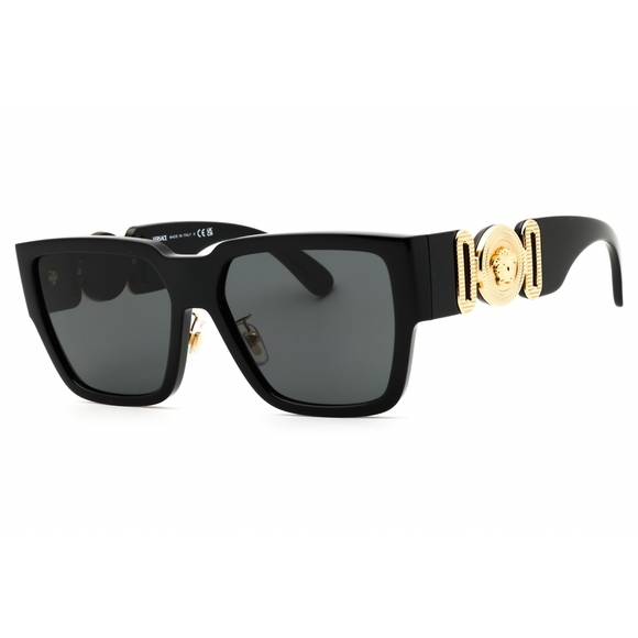 NWT Versace VE4483D Black Rectangle 57mm Sunglasses main image 4